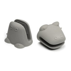 Pia 矽膠鱷魚鍋把手, 灰色, 2個