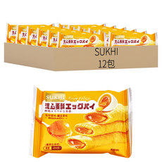 SUKHI 流芯蛋酥 鹹蛋黃, 香脆美味, 200g, 12包