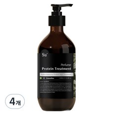 Su organic 蛋白質香氛護髮素 桂花款, 1L, 4瓶