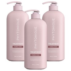 香氛深層蛋白護髮素 花麝香, 3瓶, 1L