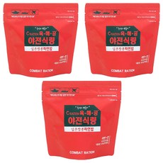 육해공야전식량 얼큰짬뽕라면밥, 105g, 3개