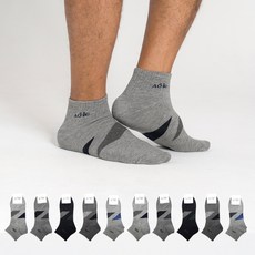 에이원패션 남성용 실속형 패션 캐주얼 초미니 양말 10켤레