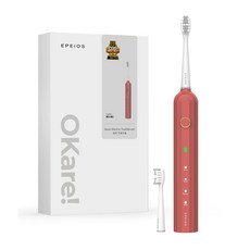 에페이오스 오케아 음파 전동칫솔, EPET003, 로즈 레드, 1개