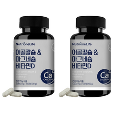 Nutrione 魚骨鈣鎂維生素D, 100顆, 2罐