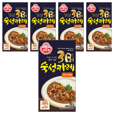 오뚜기 3일 숙성카레 약간 매운맛 고형, 200g, 5개