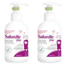 Saforelle 絲膚潔 女性身體與私密護理二合一清潔露, 250ml, 2瓶