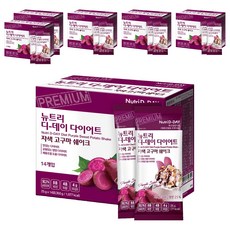 뉴트리디데이 다이어트 자색 고구마 쉐이크 14p, 350g, 6개