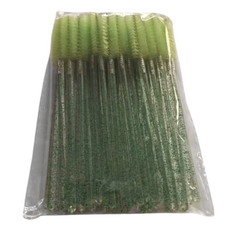 주앙오브제 홉 미니속눈썹브러쉬, 06 크리스탈 로드 그린 브러쉬 헤드, 25개