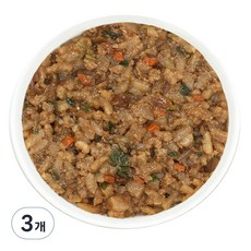 짱죽 돈불고기 야채 짜장밥, 혼합맛(돼지고기 / 밀 / 대두 / 우유 / 소고기 / 닭고기), 160g, 3개