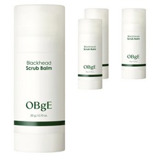 OBge 블랙헤드 스틱 스크럽 밤, 20g, 4개, 1개입
