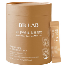 BB LAB 科研 15種穀物萃取酵素粉 奶茶口味 50條入, 1罐, 150g