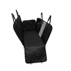 全覆蓋網狀敞開式寵物安全座椅, 黑色, 1份