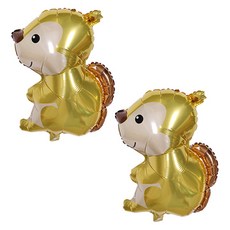 타이탄 프리미엄 잔치 파티 동물 풍선, 다람쥐, 2개