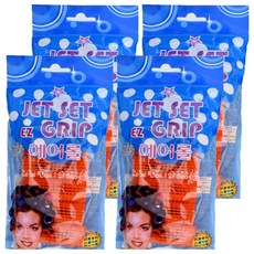 Jet Set 髮捲 27mm, 橘色, 20個