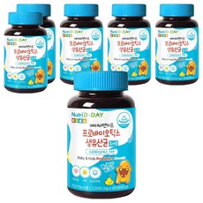 Nutri D-DAY 嬰幼兒益生菌活性乳酸菌鋅 60g, 60片, 6個