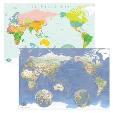 地圖旅遊+挑戰世界地圖組, 1組