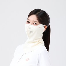 유투스포츠 롱넥 라이프 스타일 프로 스포츠 마스크, 아이보리, 1개