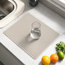 珪藻土餐具瀝水墊, 2個, 1層, A款