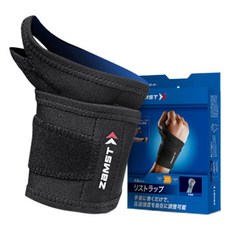 잠스트 리스트 랩 손목보호대, 1개, 블랙