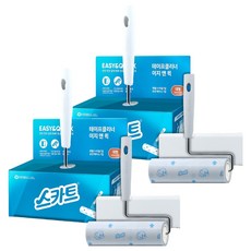 Scott 可麗舒 膠帶清潔滾筒 Easy & Quick 大號手柄 + 補充包 + 收納盒, 2套