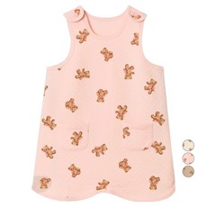 유니프랜드 하트베어 삼중지 보온 수면조끼