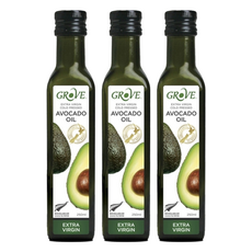 GROVE 克羅福 紐西蘭冷壓初榨酪梨油 原味 國際名廚指定用油, 250ml, 3瓶