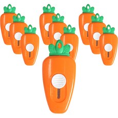 2Youngdesign 迷你胡蘿蔔美工刀, 橘色, 10個