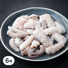 항공직송 생물 손질절단낙지 (냉장), 300g, 6팩