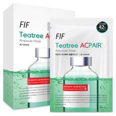 FIF Tea Tree Arc Fair 安瓶面膜, 10入, 1盒