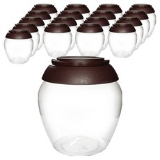 3kg 대림밤색캡 12형 페트 단지용기, 18개