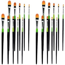 Hwahong設計毛筆 F 982 5支組, 1-5號, 4套