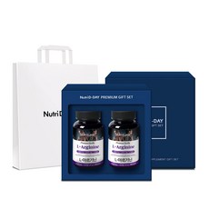 뉴트리디데이 L아르기닌 1000mg 120g x 2p 선물세트 + 쇼핑백, 240정, 1세트
