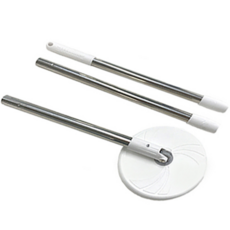 用於清潔和吸塵的白色踏板桿, 1個