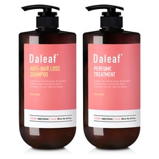달리프 진저 베러 퍼퓸 로즈머스크향 탈모 완화 헤어케어세트 샴푸 1000ml + 퍼퓸 트리트먼트 1000ml, 1세트
