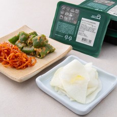테이스티나인 무유자절임 150g + 아삭이고추된장박이 70g + 매콤 진미채조림 50g, 1세트
