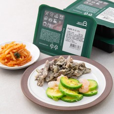 테이스티나인 알새우 애호박볶음 100g + 들깨 토란대볶음 100g + 무생채 50g, 1세트