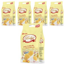 TrangAn 比利時雞蛋奶油鬆餅餅乾, 250g, 5袋
