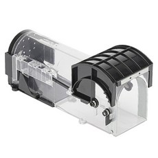 Baramance 塑膠短踏板捕鼠器黑色透明, 1件, 1個