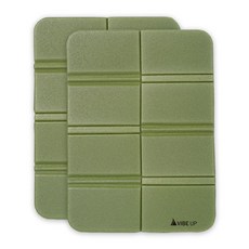 바이브업 휴대용 초경량 접이식 캠핑 방석 2p, 그린