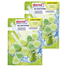 domol 多麗 懸掛式馬桶芳香清潔 青檸味 2入, 110g, 2組