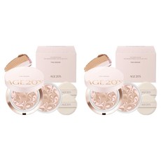 에이지투웨니스 디오리진 에센스 팩트 본품 12.5g + 리필 12.5g, 21호 핑크라떼, 2개