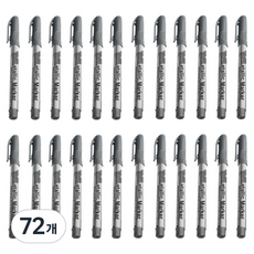 엠앤지 수성 메탈릭 마카펜 실버, 72개, 1색