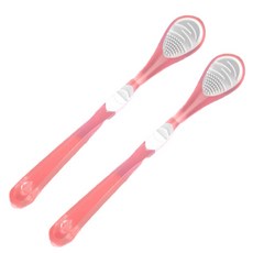 雙面舌頭清潔刷 粉色, 2入, 100g