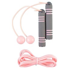 트라택 2in1 다이어트 줄넘기 유무선 실내외 겸용, 핑크, 1개
