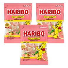 하리보 그레이프프루트 젤리, 100g, 3개