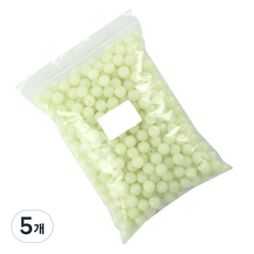씨타임 야광 낚시구슬 원형말랑 6mm, 형광, 5개
