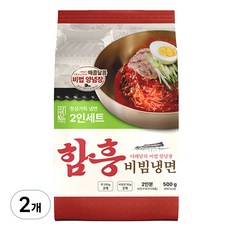 더해담 함흥비빔냉면, 500g, 2개