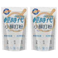 輕時代 小蘇打粉 清潔去污 消除異味, 1.2kg, 2包