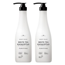 QUNDO 康朵 除蟎香水沐浴乳 白茶尤加利, 800ml, 2瓶