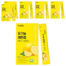 나티아 유기농 레몬즙 NFC 100%, 280g, 6개